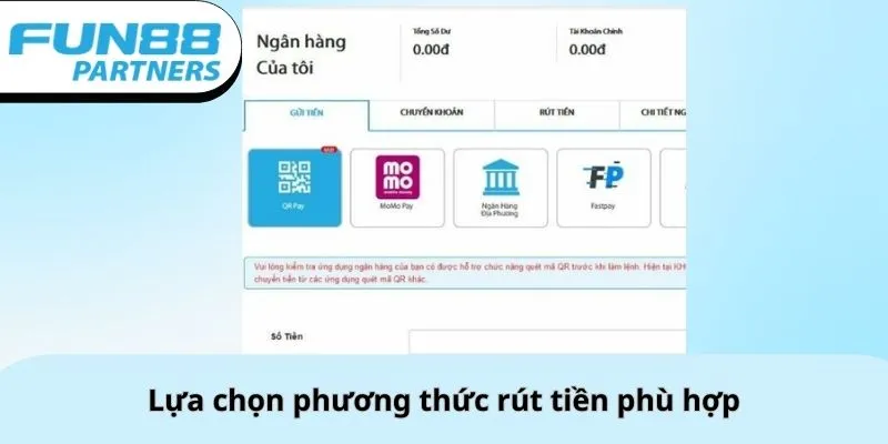 Giữa nhiều phương thức, hãy chọn kênh rút tiền phù hợp